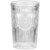 B&M Embossed Glass Tumbler -Kitchen Shop 394423 embossed tumbler