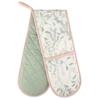 B&M Floral Double Oven Glove 3 B&M Floral Double Oven Glove