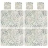B&M Floral Placemat & Coaster Set 8pc -Kitchen Shop 394455 floral placemat and coaster set 8pc group