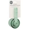 Measuring Spoons 8pk - Mint -Kitchen Shop 394506 8 piece measuring spoons green