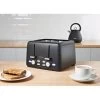 Goodmans Toaster 4 Slice - Matt Black -Kitchen Shop 396477 goodmans toaster 4 slice matt black