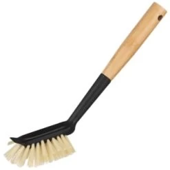 B&M Bamboo Dish Brushes 2pk -Kitchen Shop 397041 2pk bamboo dishbrushes 3