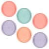 Simply Kids Colour Plates 6pk - Pastel -Kitchen Shop 398569 6pk simply kids colour plates girls 2