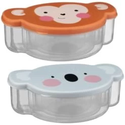 Storage Tubs 4pk - Monkey -Kitchen Shop 398838 4pk animal tubs group